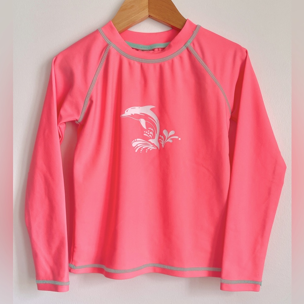 NEW 3T Dolphin Rash Guard Swimsuit 🐬 UPF 50+